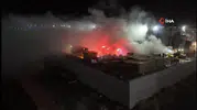 Eskişehir’de fabrika bahçesindeki yangın söndürüldü