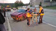 Direksiyon Hakimiyetini Kaybetti, Aydınlatma Direğine Çarptı
