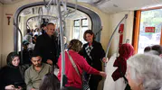 Başkan Ünlüce Avrupa Hareketlilik Haftası’nı tramvayda başlattı