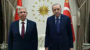 Cumhurbaşkanı Erdoğan, Mansur Yavaş’ı kabul etti