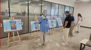 Çocukların enerji tasarrufu temalı eserleri sergileniyor