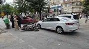 Eskişehir’de otomobil ve motosiklet çarpıştı