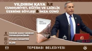 Yıldırım Kaya Tepebaşı’nda okuyucularıyla buluşacak