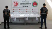 İpsala Gümrüğü'nde şüpheli minibüse operasyon: 65 kilo skunk ele geçirildi
