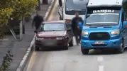Dron kamerasından kaçamadı: Ehliyetsiz sürücünün yaya numarası pahalıya patladı