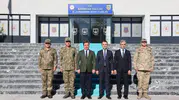 Erzincan protokolü İl Jandarma Komutanlığı'nda bir araya geldi