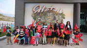 Hataylı minikler Cumhuriyet coşkusunu Gastronomievi’nde kömbe yaparak kutladı