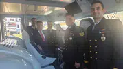 Marmaris'te Cumhuriyet coşkusu: Askeri gemiler kapılarını halka açtı