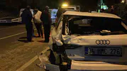 Sarıyer'de trafik terörü: Sıkıştırılan otomobil park halindeki 6 araca daldı