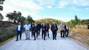 Demirci'de 12 mahalleyi birbirine bağlayan 46 kilometrelik ulaşım hattı yenilendi