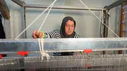 Erzincan'ın unutulmaya yüz tutan Gazenne kumaşı kadınların emeğiyle yeniden hayat buldu