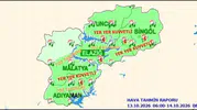 Tunceli ve çevre illerde meteorolojik alarm: Kuvvetli yağış ve toz taşınımı uyarısı