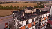 Beyşehir'de çatı yangını sonrası 20 aile evsiz kaldı: Müteahhit kayıplara karıştı