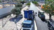 Emlakdere’de sanayi trafiğini rahatlatacak 2 kilometrelik asfalt hamlesi