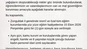 Zonguldak'ta şiddetli yağış uyarısı: Okullara bir gün ara verildi