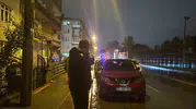 Eskişehir'de kaza sonrası şaşkına çeviren anlar: Yanan aracını sigara içerek izledi