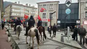 İstiklal Yolu'nda 103 yıllık gurur: Atlılar milli mücadele rotasını yeniden arşınlıyor