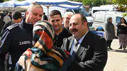 İnönü Belediye Başkanı Serhat Hamamcı pazar esnafının nabzını tuttu