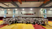 Salihli'de judo heyecanı: 300 sporcu yeni kemerleri için mindere çıktı