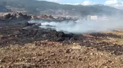 İslahiye Devlet Hastanesi yakınındaki tarlada çıkan anız yangını korkuttu