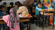 Terzi Baba Yurdu öğrencileri köy okulunda çocukların yüzünü güldürdü