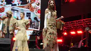 Niğde’nin tarımsal zenginliği podyumda: Atık çuvallar haute couture tasarımlara dönüştü