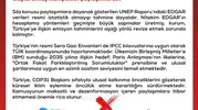 DMM'den İklim Raporlarına Yanıt: Emisyon Verileri Manipülatif ve Tahmine Dayalı