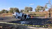 Nevşehir'de trafik kazası: Refüje çarpan araç takla attı, bir kişi hayatını kaybetti