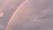 Marmaraereğlisi'nde yağmur sonrası gökyüzünde renk şöleni