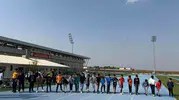 Muşlu genç atletler 1071 Sultan Alparslan Spor Kompleksi'nde milli forma için ter döküyor