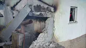 Varto'da kalorifer kazanı faciası: 5 hayvan telef oldu, ev kullanılamaz hale geldi