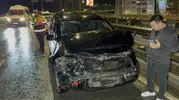 Düğün yolculuğu Samsun'da kaza ile kesildi: Bir kişi yaralandı