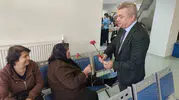 Hafsa Sultan Hastanesi'nde hasta hakları için karanfilli farkındalık günü