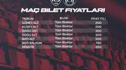 Kayserispor ve Manisa FK randevusunda biletler satışa çıkıyor