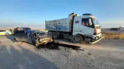 Karapınar'da kamyon ve otomobil çarpıştı: Bir kişi hastaneye kaldırıldı