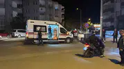 Niğde'de sokak kesişiminde kaza: Motosiklet sürücüsü hastanelik oldu