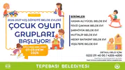 Tepebaşı’nda Çocuk Oyun Grupları İçin Kayıtlar Başladı