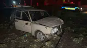Eskişehir’de Kovalamaca Kazayla Bitti: Mahallede Elektrik Kesildi