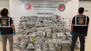 Hamzabeyli'de tırda 255 paket esrar: Dedektör köpek Atlas operasyonu ele verdi