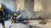 Balıkesir'de balkon yangını: 4 araç ve 13 personel seferber oldu