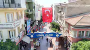 Nazilli'nin cadde ve sokakları 30 Ağustos için bayraklarla donatıldı