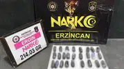 Erzincan'da vücutlarında 1 kilo 99 gram eroinle yakalanan 4 şüpheli tutuklandı
