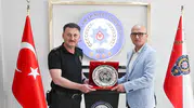 Albay Aslan, Erzincan Emniyet Müdürü Baybaba'yı makamında ziyaret etti