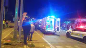 Kavşakta motosiklet ile otomobil çarpıştı: 2 yaralı hastaneye kaldırıldı