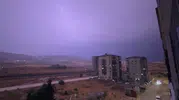Gaziantep'te Geceyi Gündüze Çeviren Şimşek Fırtınası