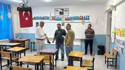 Bozdoğan'da okullar yeni dönem için elden geçiriliyor: Sınıflar ve bahçeler yenileniyor