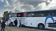 Kırıkkale'de kavşakta üç araç birbirine girdi: Otobüs ve iki tır karıştı, 1 yaralı