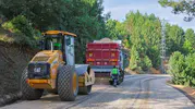 Osmangazi'de ulaşım seferberliği: 15 kilometrelik güzergahta yol genişletme ve yenileme çalışması