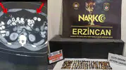 Erzincan'da uyuşturucu kuryeliğinde mide bulandıran yöntem: 287 kapsül vücutlarından çıktı