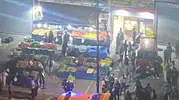 Altındağ'da manavlar arasında sopalı hesaplaşma: O anlar saniye saniye kaydedildi